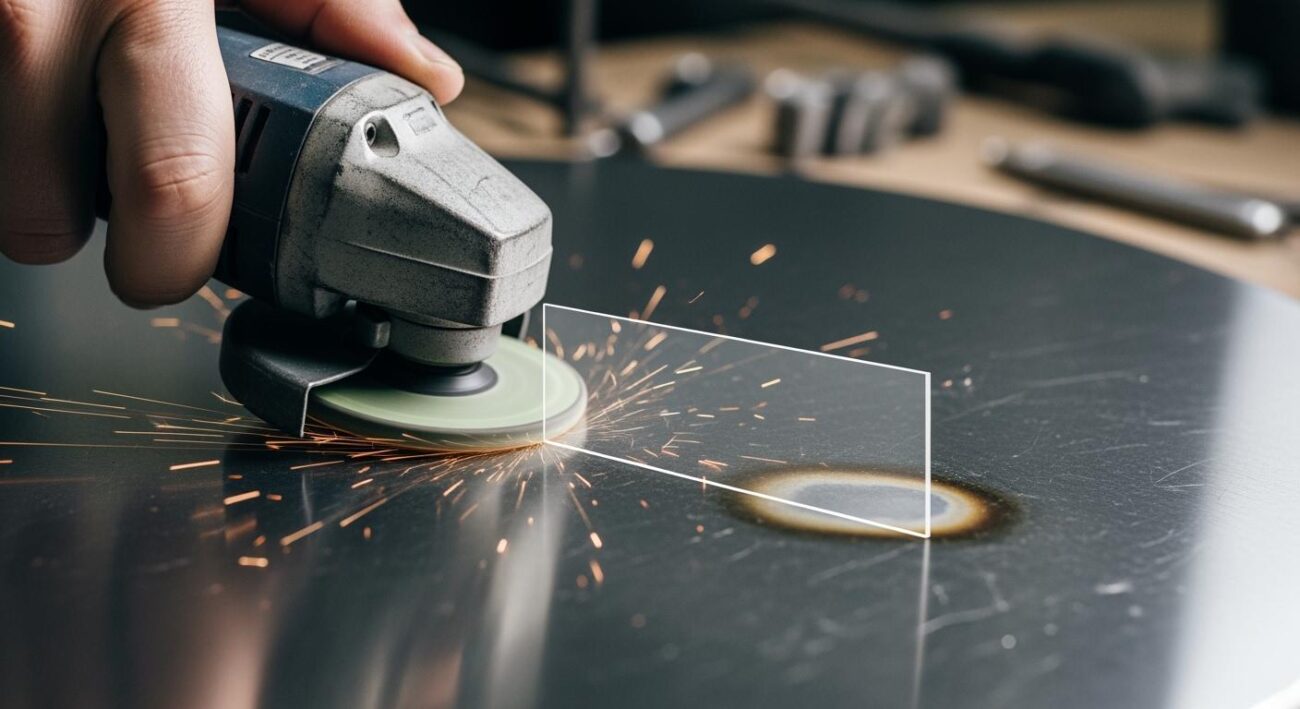 Stainless Steel Grinding Anti-discoloration Guide