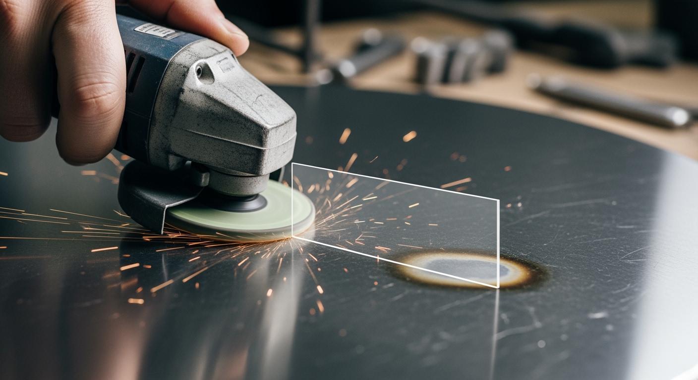 Stainless Steel Grinding Anti-discoloration Guide