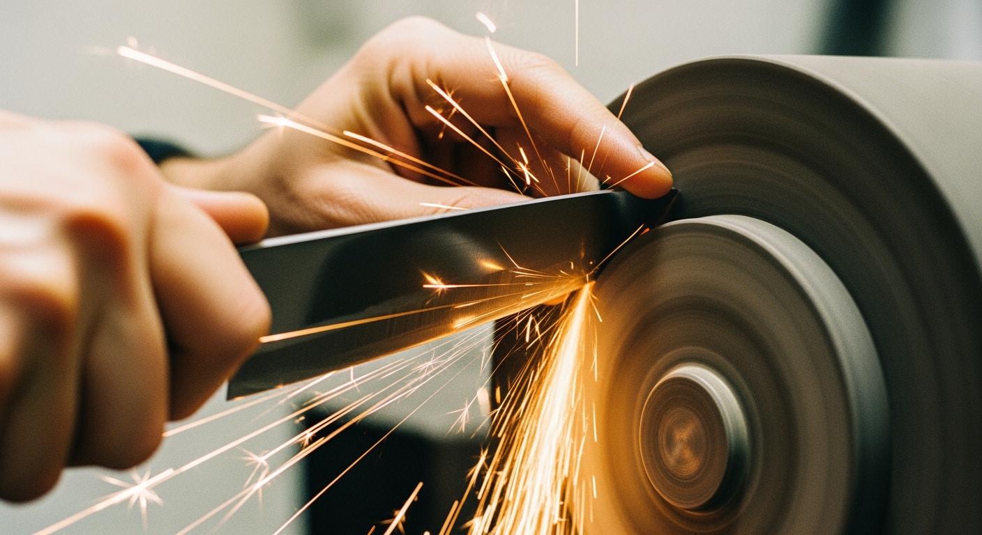 How to Use Grinding Wheels for a Durable, Perfect Edge on Chef Knives