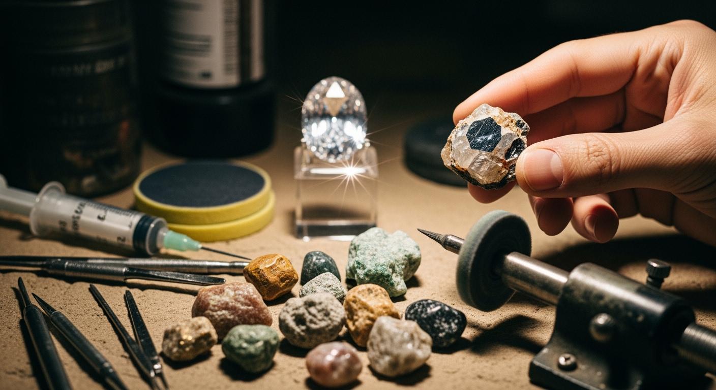 From Grinding to Sparkle: The Complete Journey of Gem Polishing