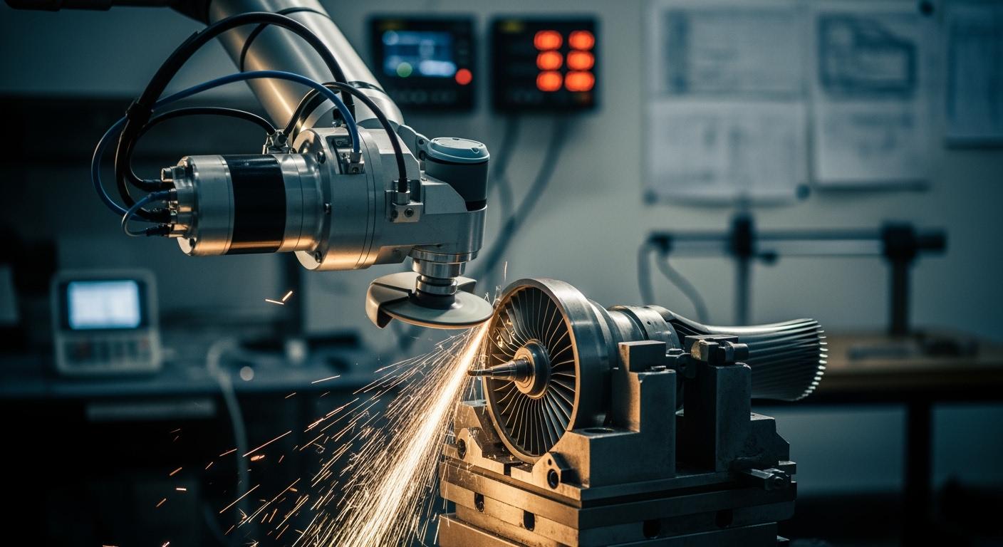 Precision Control in Aerospace Blade Grinding