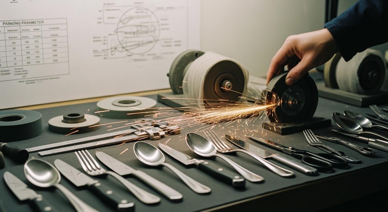 How to Choose Grinding Wheels & Parameters for Knives, Forks, Spoons and Shears