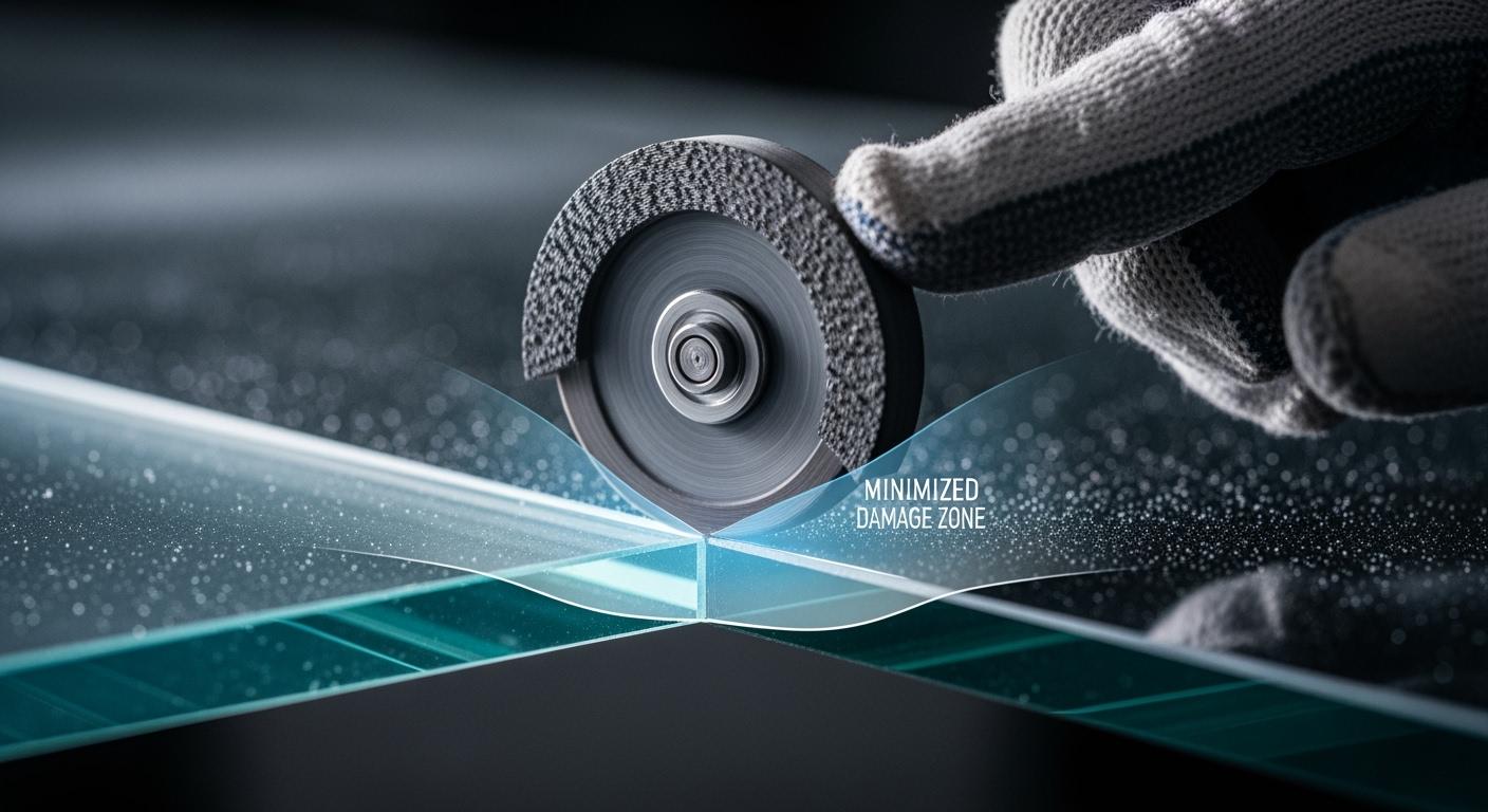 How to Select Diamond Wheels to Minimize the Damage Layer in Glass Machining?