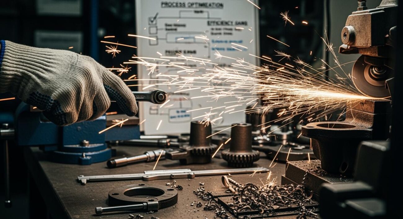 How to improve grinding efficiency for cast iron parts?