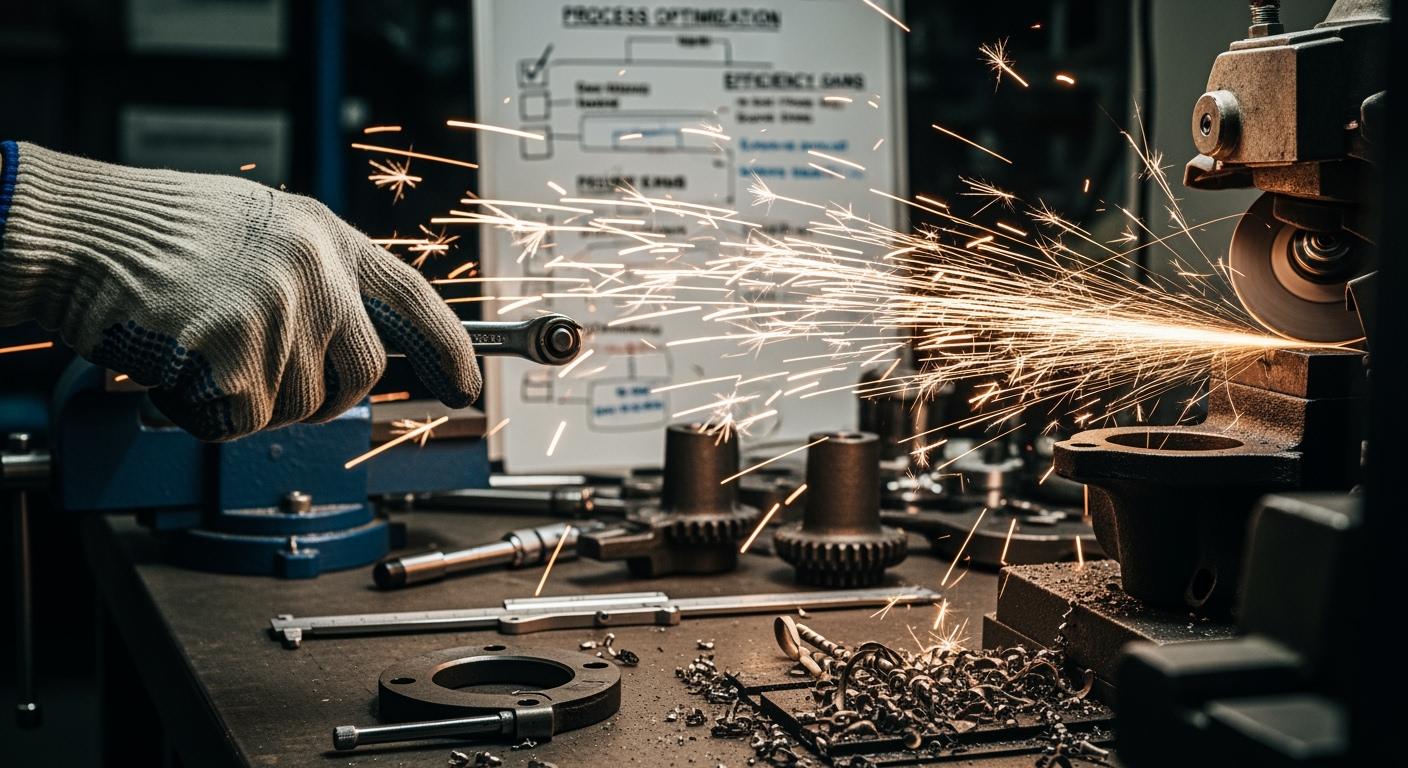 How to improve grinding efficiency for cast iron parts?