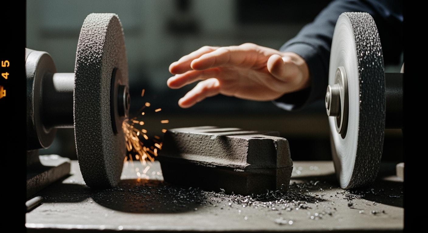 How to select grinding wheels for roughing and finishing cast iron?