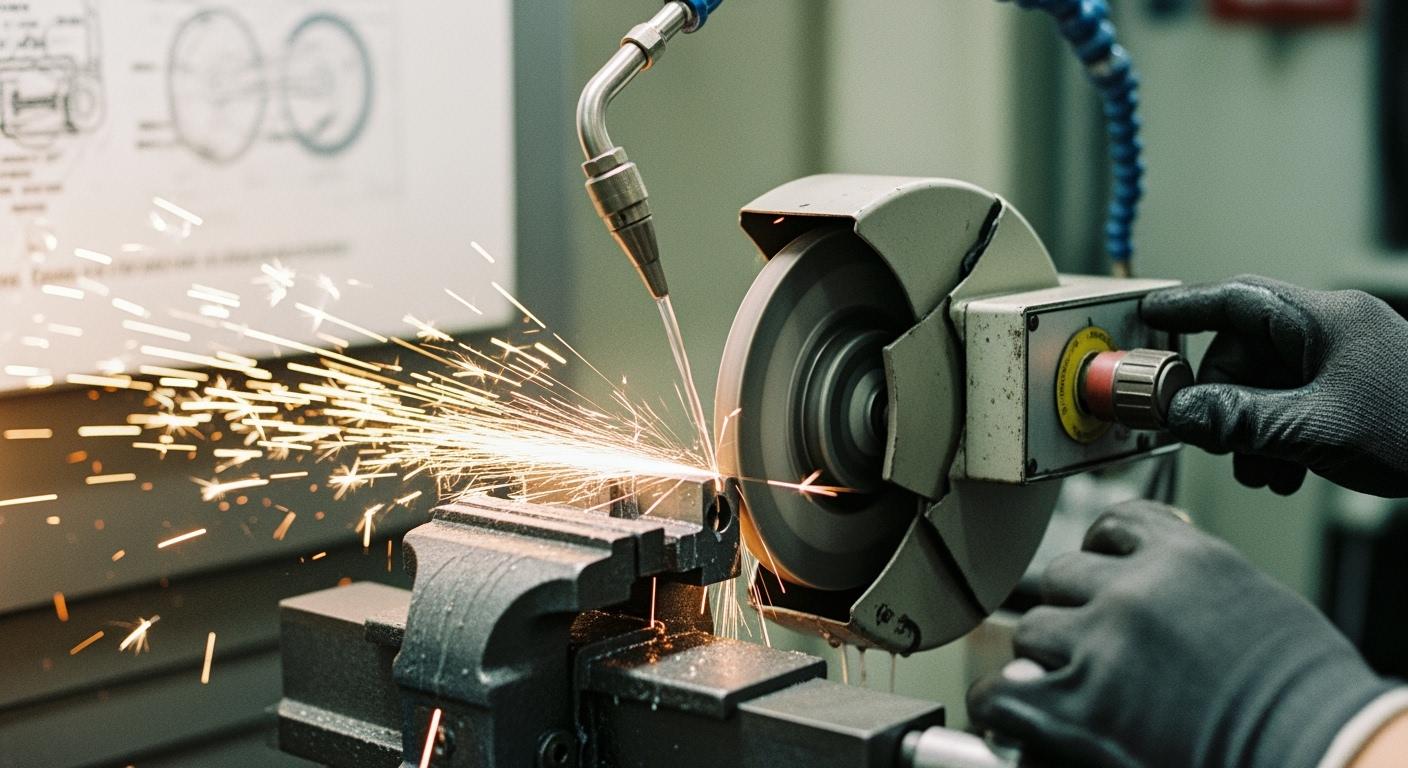 How to avoid workpiece burning when grinding high-hardness hardened steel?