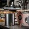 What type of grinding wheels are most suitable for bearing steel?