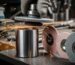 What type of grinding wheels are most suitable for bearing steel?