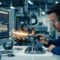 How to ensure profile accuracy in engine blade grinding?