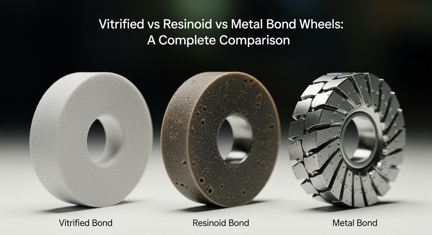 Vitrified vs Resinoid vs Metal Bond Wheels: A Complete Comparison