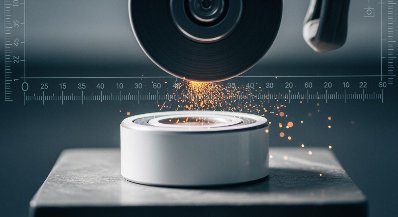What are precision grinding requirements for ceramic bearings?