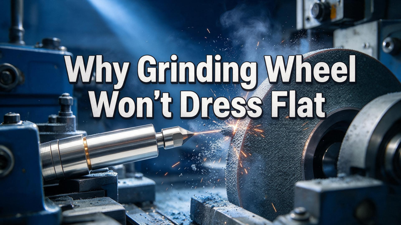 Why Grinding Wheel Won't Dress Flat